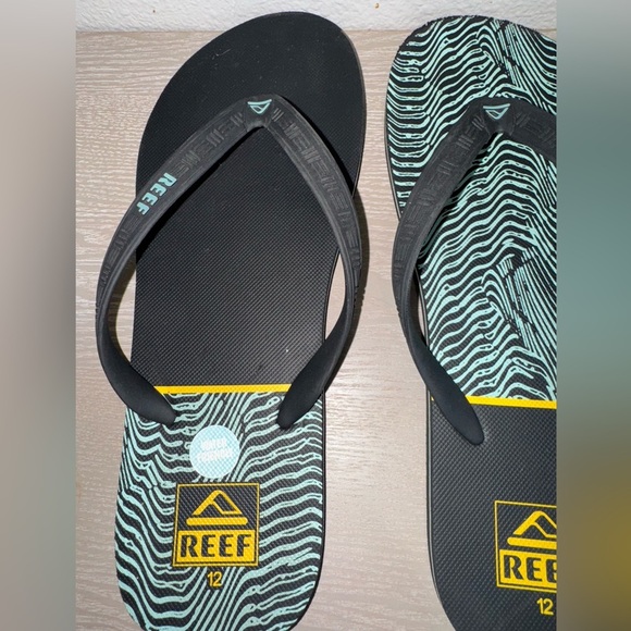 REEF MENS SANDALS SEASIDE PRINTS SIZE 12 - Picture 6 of 6
